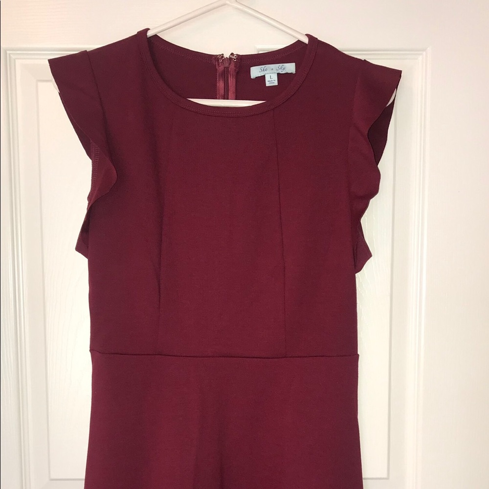 Plum dress